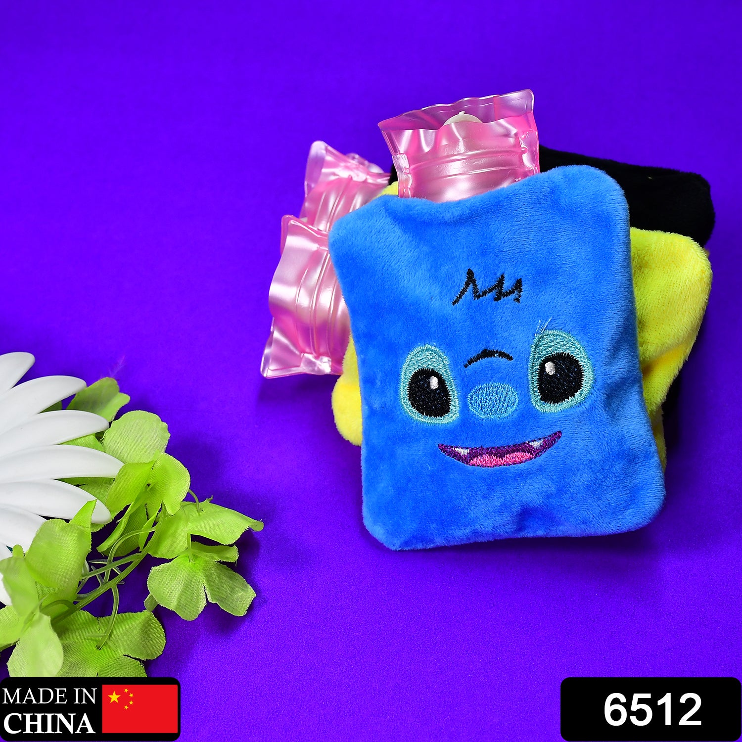 6512 Blue Stitch Small Hot Water Bag With Cover For Pain Relief Neck Shoulder Pain And Hand Feet Warmer Menstrual Cramps. 6512 Blue Stitch Small Hot Water Bag With Cover For Pain Relief Neck Shoulder Pain And Hand Feet Warmer Menstrual Cramps.